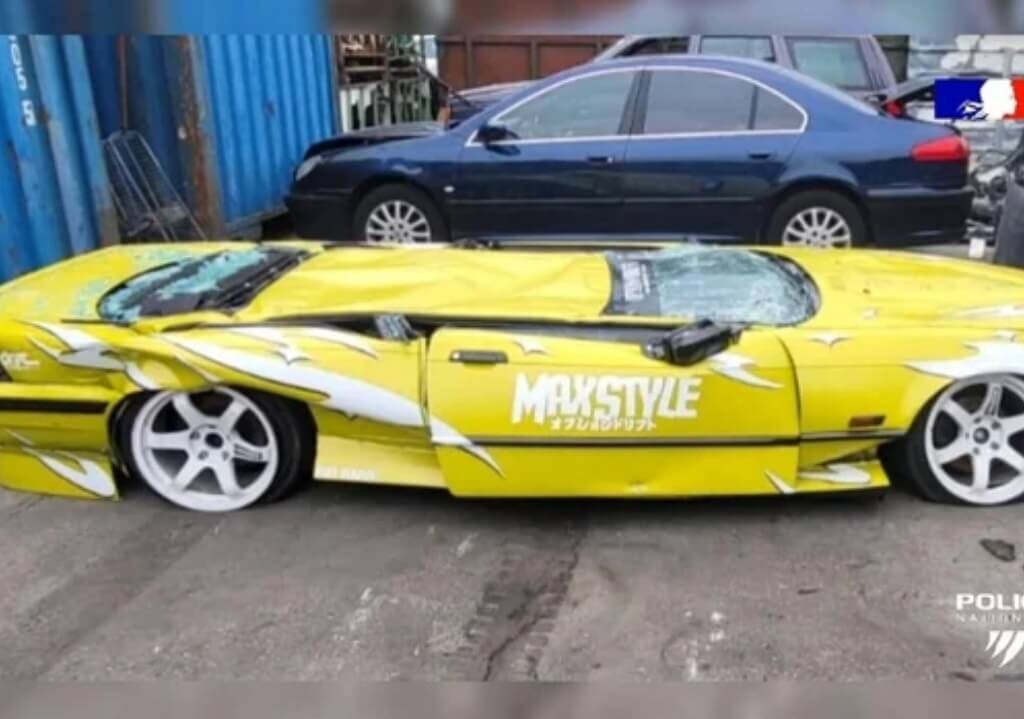 Policja we Francji zezłomowała 2 samochody za driftowanie na ulicach!