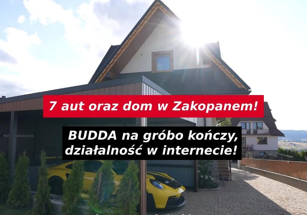 Budda ogłasza zamknięcie kanału! Ostatnia loteria Buddy na Porsche GT3 RS, dom w górach, RS Q8 i stara supra i więcej!